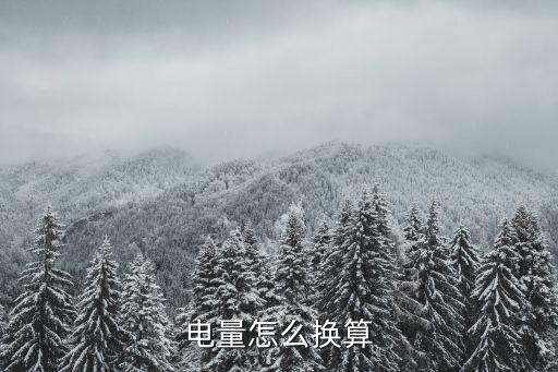 電量怎么換算