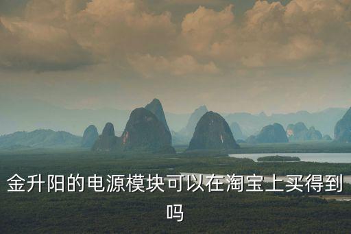 金升陽的電源模塊可以在淘寶上買得到嗎