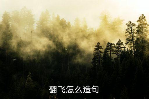 翻飛怎么造句