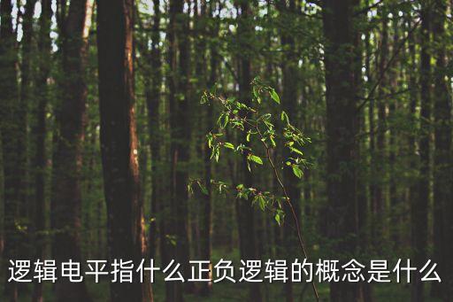 邏輯電平指什么正負邏輯的概念是什么