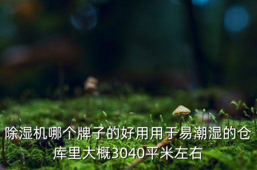 除濕機(jī)哪個(gè)牌子的好用用于易潮濕的倉庫里大概3040平米左右