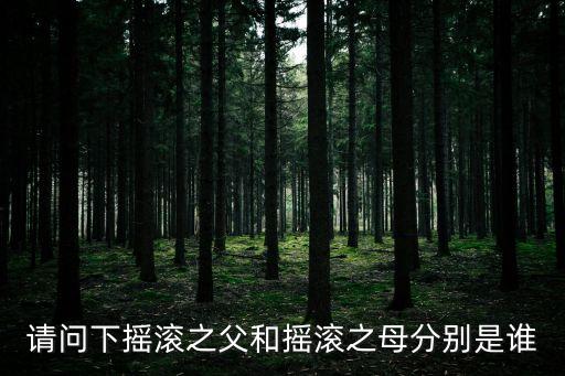 請問下?lián)u滾之父和搖滾之母分別是誰