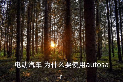 電動汽車 為什么要使用autosar