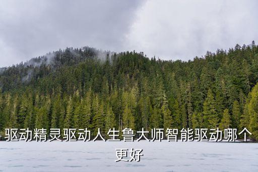 驅(qū)動(dòng)精靈驅(qū)動(dòng)人生魯大師智能驅(qū)動(dòng)哪個(gè)更好