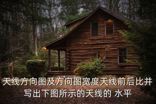 天線方向圖及方向圖寬度天線前后比并寫(xiě)出下圖所示的天線的 水平