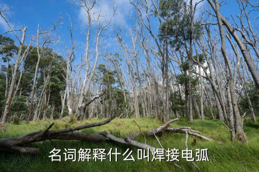 名詞解釋什么叫焊接電弧