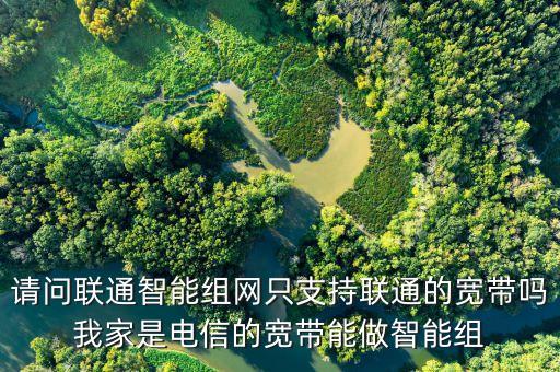 請問聯(lián)通智能組網(wǎng)只支持聯(lián)通的寬帶嗎我家是電信的寬帶能做智能組