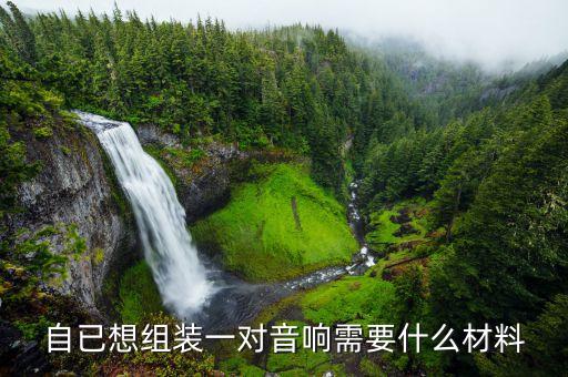 自已想組裝一對音響需要什么材料