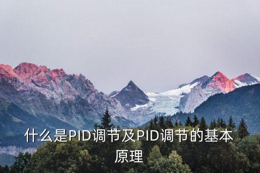 什么是PID調(diào)節(jié)及PID調(diào)節(jié)的基本原理