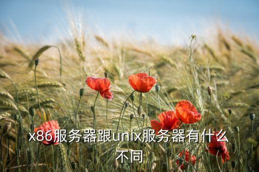 x86服務器跟unix服務器有什么不同