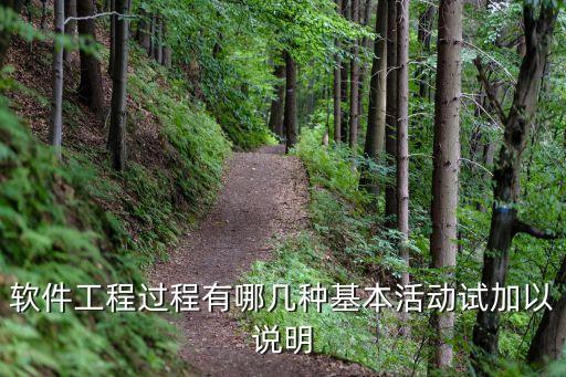 軟件過程，軟件工程過程有哪幾種基本活動試加以說明