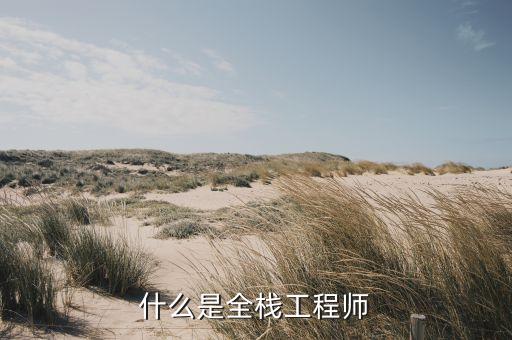 什么是全棧工程師