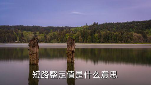 短路整定值是什么意思