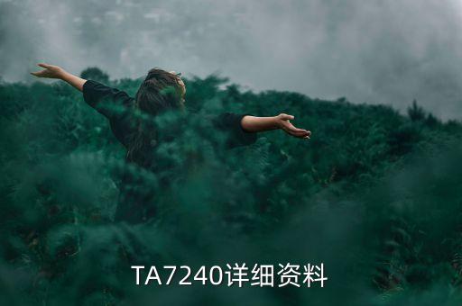 TA7240詳細(xì)資料