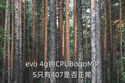 Bogomips，請(qǐng)教一個(gè)BogoMIPS頻率問(wèn)題