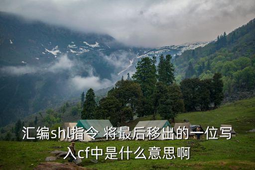 shl指令，匯編語(yǔ)言shl指令的問(wèn)題