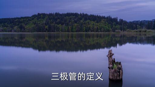 三極管的定義