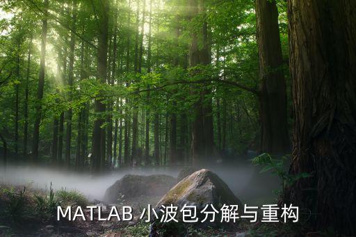 小波包分解，MATLAB 小波包分解與重構(gòu)