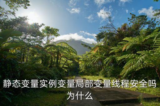 靜態(tài)變量實例變量局部變量線程安全嗎為什么