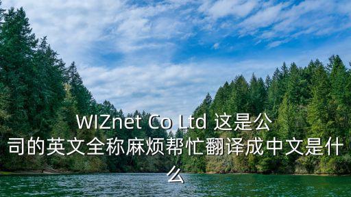WIZnet，上海有沒有wiznet的代理商