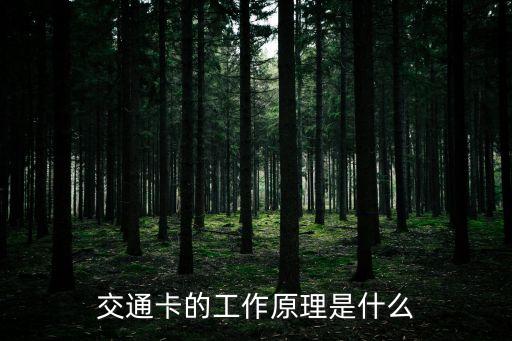 交通卡的工作原理是什么