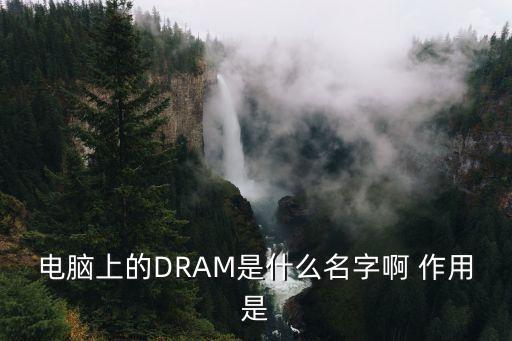 電腦上的DRAM是什么名字啊 作用是