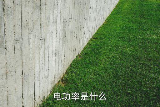 電功率是什么