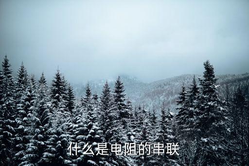 什么是電阻的串聯(lián)