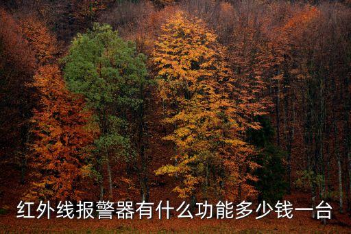 紅外線報(bào)警器有什么功能多少錢一臺(tái)