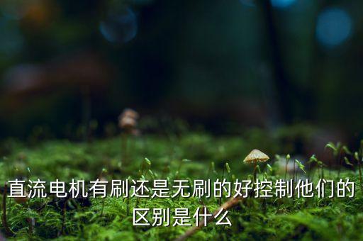 直流電機有刷還是無刷的好控制他們的區(qū)別是什么