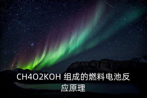 CH4O2KOH 組成的燃料電池反應(yīng)原理