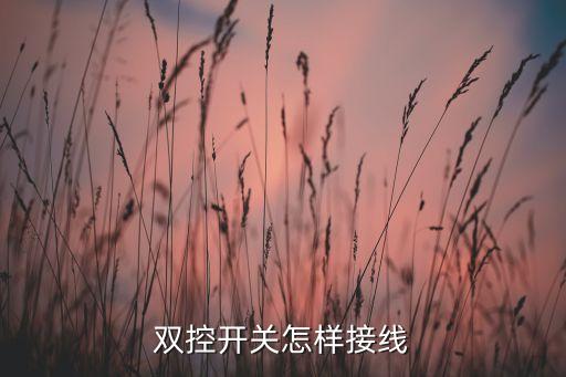 雙控開關(guān)怎樣接線