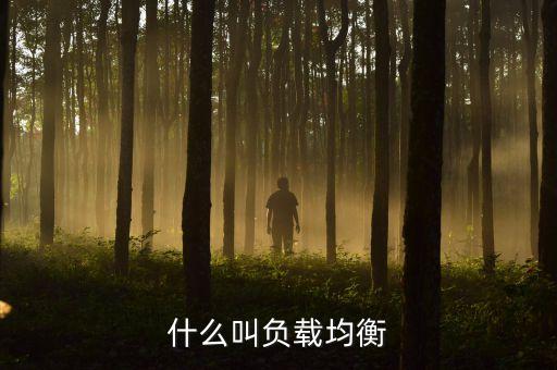 負(fù)載平衡，什么叫負(fù)載均衡