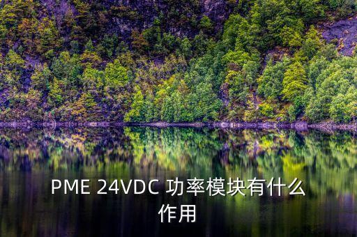 PME 24VDC 功率模塊有什么作用
