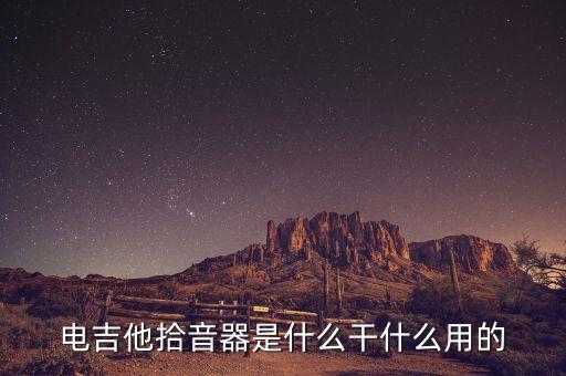 電吉他拾音器是什么干什么用的