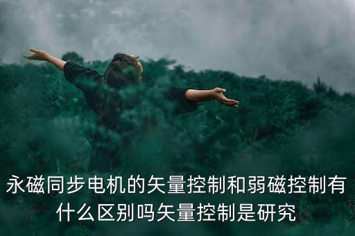 永磁同步電機的矢量控制和弱磁控制有什么區(qū)別嗎矢量控制是研究