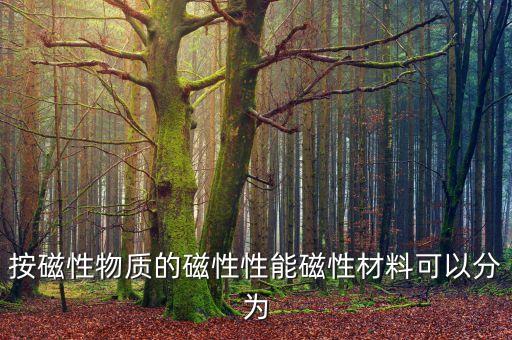 磁性材料的分類(lèi)，磁性材料是如何分類(lèi)的