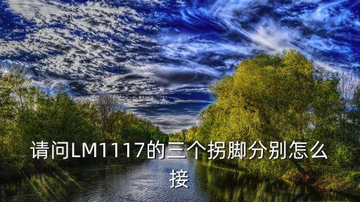 請(qǐng)問(wèn)LM1117的三個(gè)拐腳分別怎么接