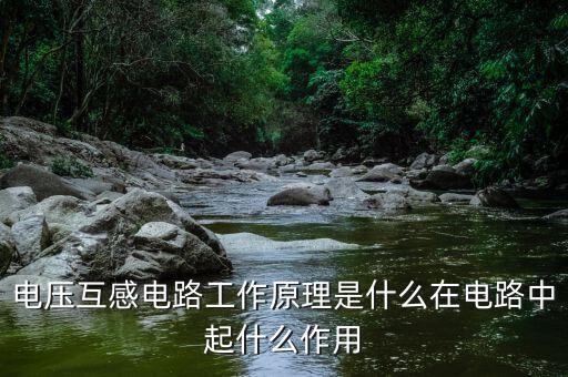 電壓互感器原理，電壓互感器的工作原理是什么