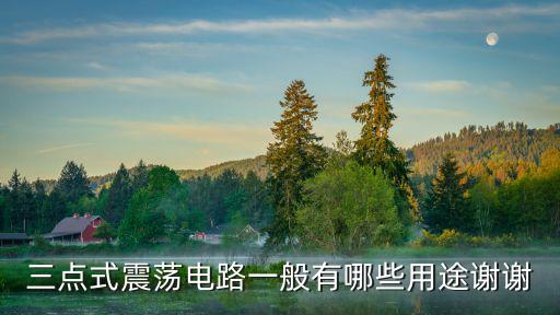 三點(diǎn)式震蕩電路一般有哪些用途謝謝