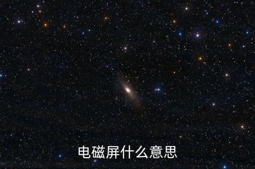 電磁屏什么意思