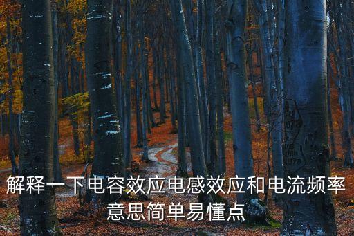 解釋一下電容效應(yīng)電感效應(yīng)和電流頻率意思簡(jiǎn)單易懂點(diǎn)