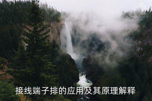 接線端子排的應用及其原理解釋