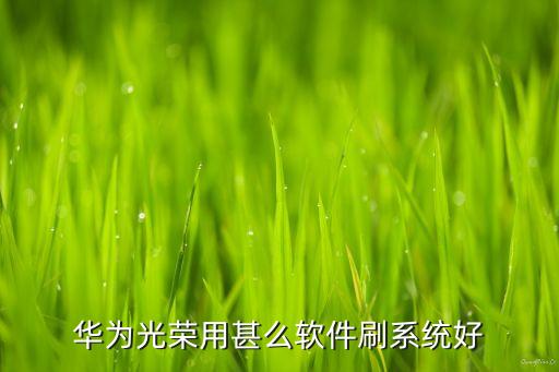 華為光榮用甚么軟件刷系統(tǒng)好