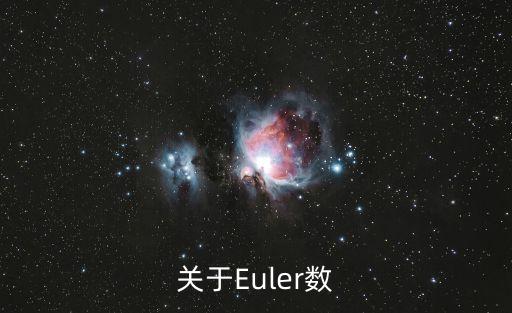 關于Euler數