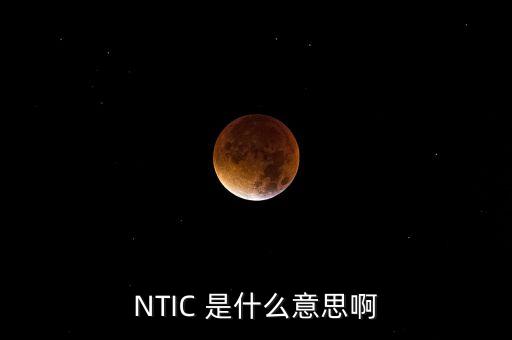NTIC 是什么意思啊