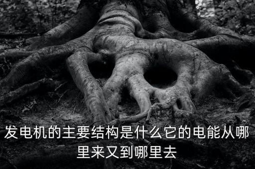 發(fā)電機的主要結構是什么它的電能從哪里來又到哪里去