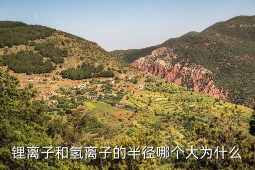 鋰離子和氫離子的半徑哪個(gè)大為什么