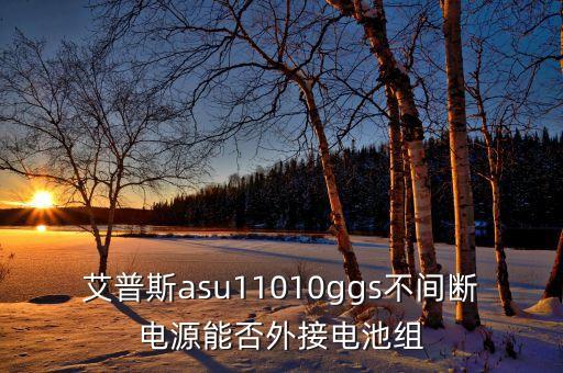 艾普斯asu11010ggs不間斷電源能否外接電池組