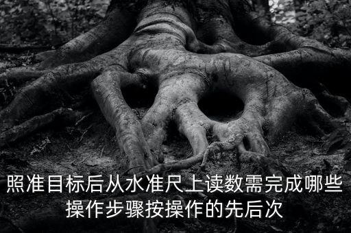 照準目標后從水準尺上讀數(shù)需完成哪些操作步驟按操作的先后次